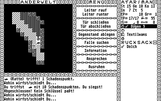 Anderwelten atari screenshot